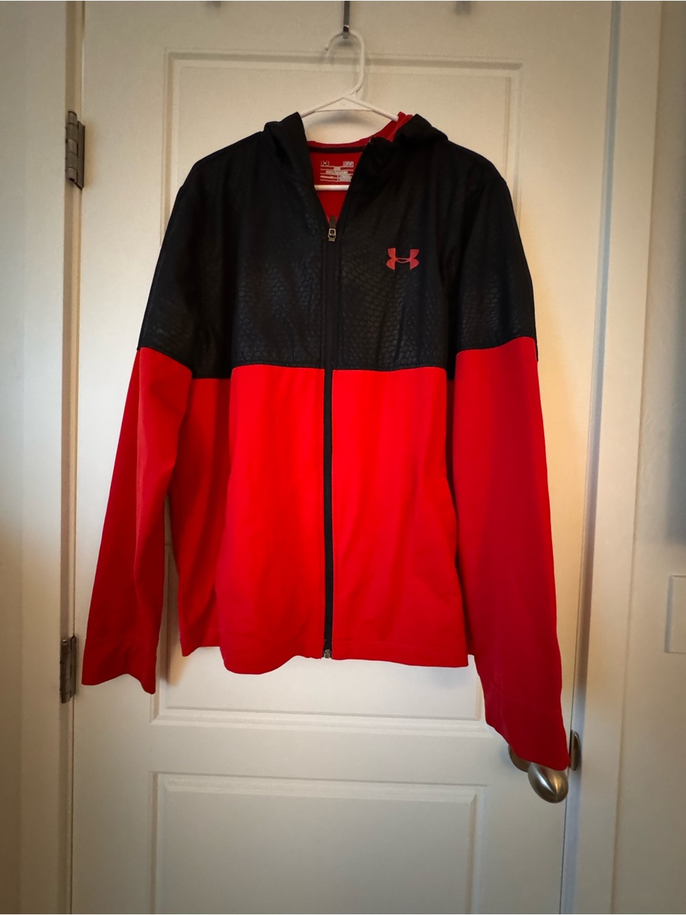 Under Armour Red and Black Athletic Jacket